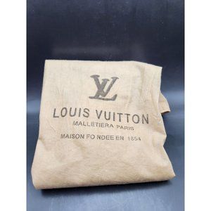 Louis Vuitton Cover Bag Malletiera Paris Beige 19" W x 18" T